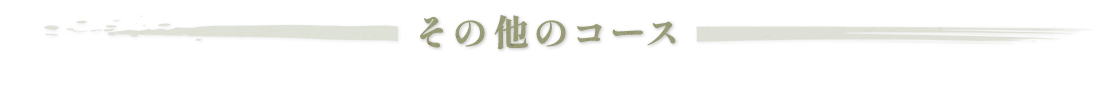 その他のコース